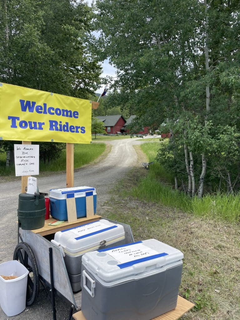 ravitaillement Tour Divide