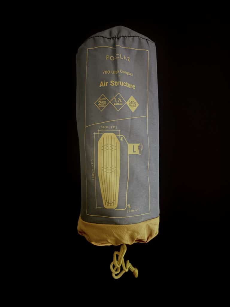 mon matelas de bikepacking forclaz decathlon